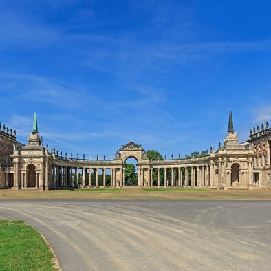 Ensemble of Sanssouci Neues Palais in Potsdam