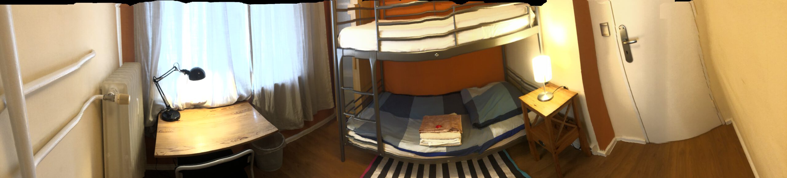 Apartment Orange Room